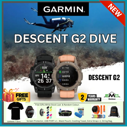 Garmin Descent G2 GPS Dive Smartwatch,SCUBA watch+ FREE GIFTS Garmin Descent G2 GPS Dive Smartwatch,SCUBA watch+ FREE GIFTS